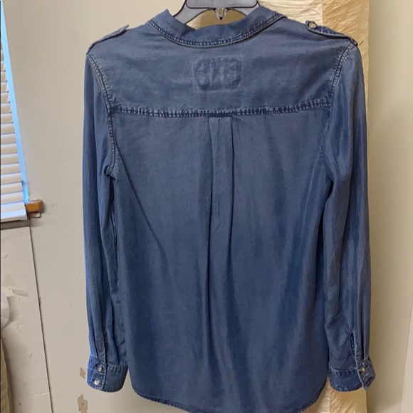 Express Boyfriend Denim Shirt - Picture 5 of 6